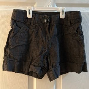 H&M gray/black cropped shorts
